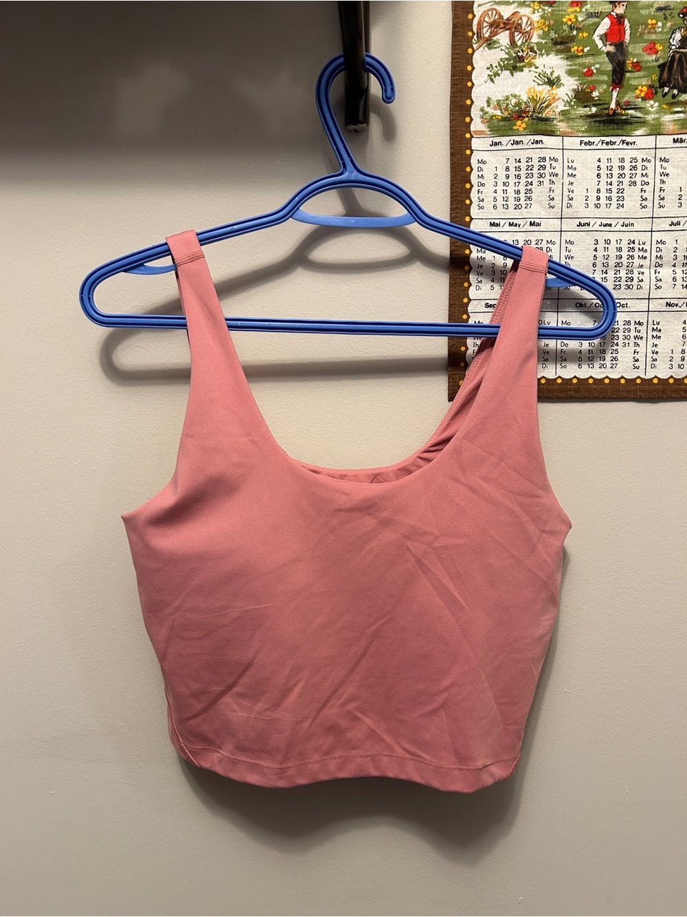 Pink athletic tank/bra